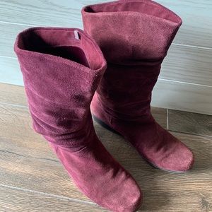 LIZ & CO Women's Mid-Calf Leather Boots